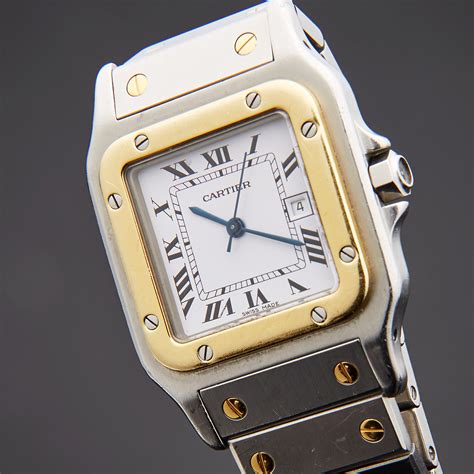 cartier santos damen gold|cartier santos pre owned.